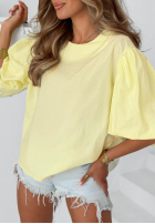 Bluse z bufkami Sweet Summer Dunkelblau