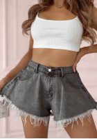 Jeans Shorts z szerokimi nogawkami Endless Blue Dunkelgrau