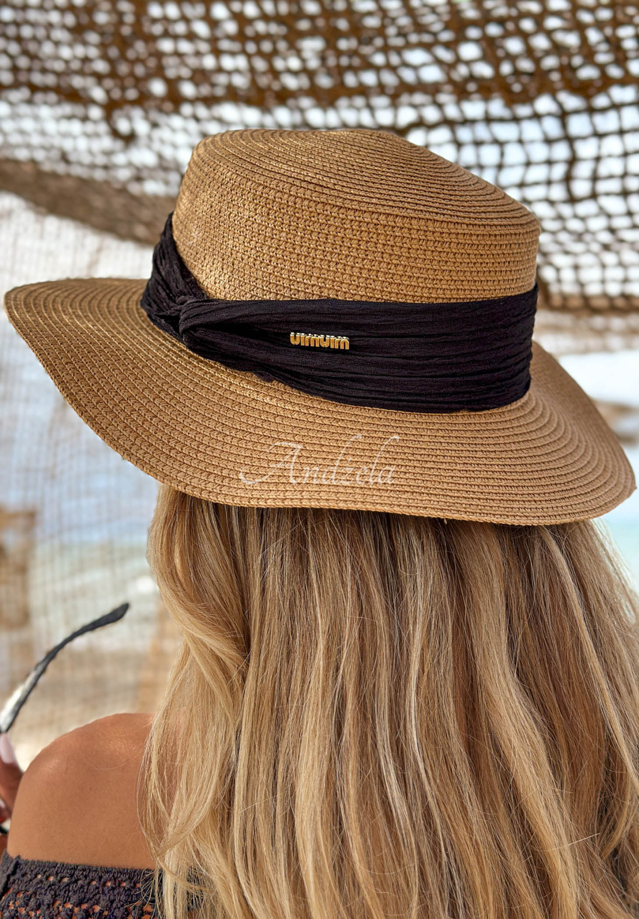 Geflochtener Hut I Need Summer Beige