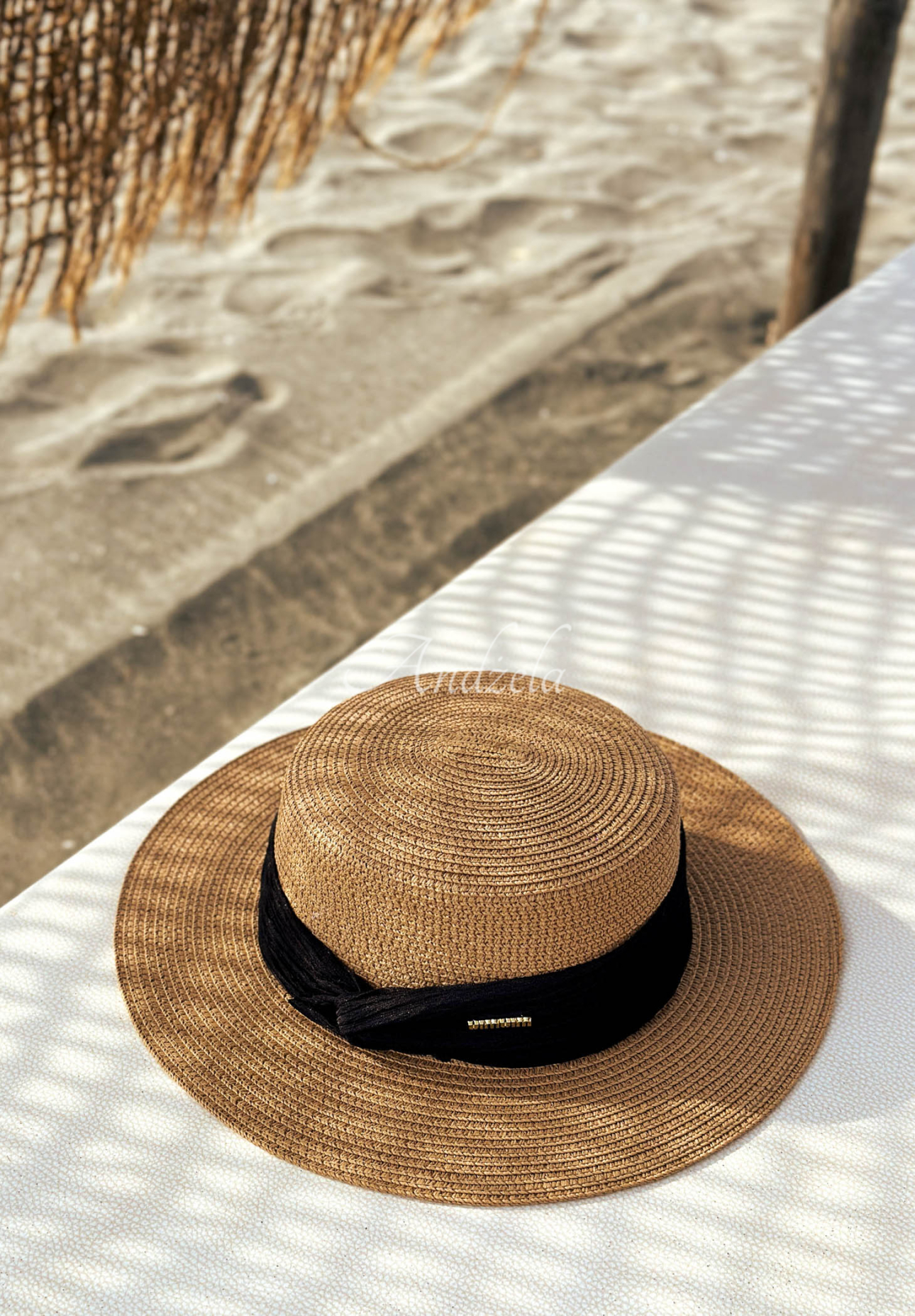 Geflochtener Hut I Need Summer Beige