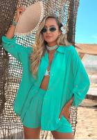 Viskoseset Hemd und Shorts Summer Essence Türkis