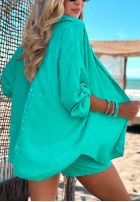 Viskoseset Hemd und Shorts Summer Essence Türkis