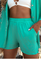 Viskoseset Hemd und Shorts Summer Essence Türkis