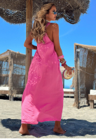 Kleid maxi na ramiączkach The Shoreline Gelb