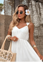 Kleid maxi na ramiączkach Island Shine Gelb