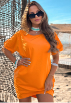 Kleid z krótkimi rękawami Light Feeling Olivgrün