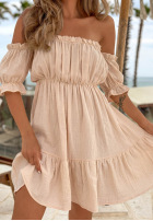 Muślinowa sukienka Kleid im spanischen Stil Sunset Touch Gelb