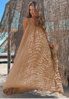 Kleid maxi na ramiączkach Sunline Look Weiß