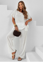 Set Bluse i Hose Summer Breeze Mokkafarben