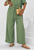 Set wiązana Bluse i Hose wide leg Elite Holiday Rot