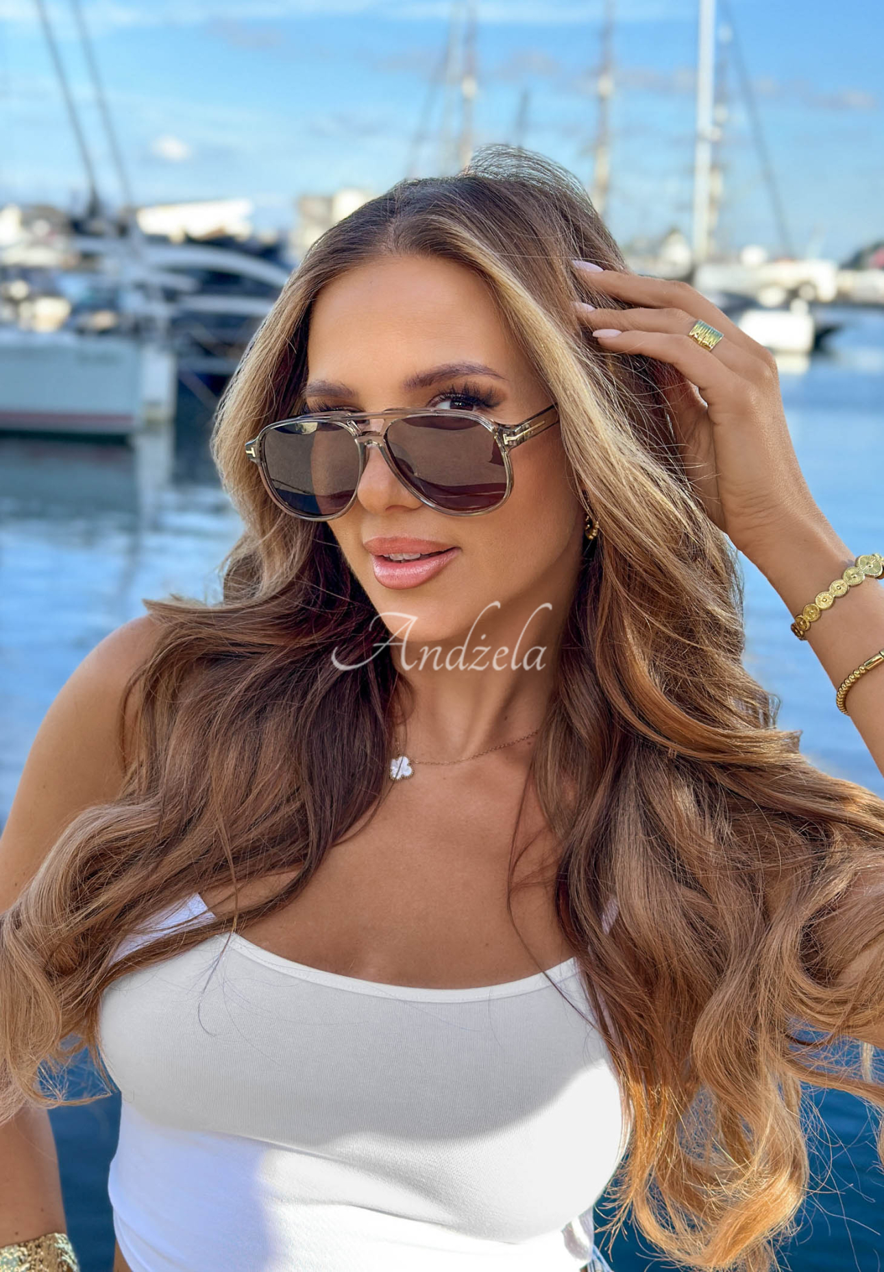 Sonnenbrille Easy Vision Braun