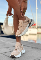 Sneakersy Follow Me Mokkafarben