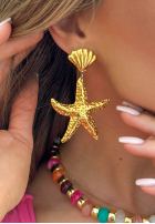 Ohrringe z rozgwiazdą Ocean Star Gold