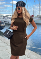 Kleid mini Sun Days Khaki