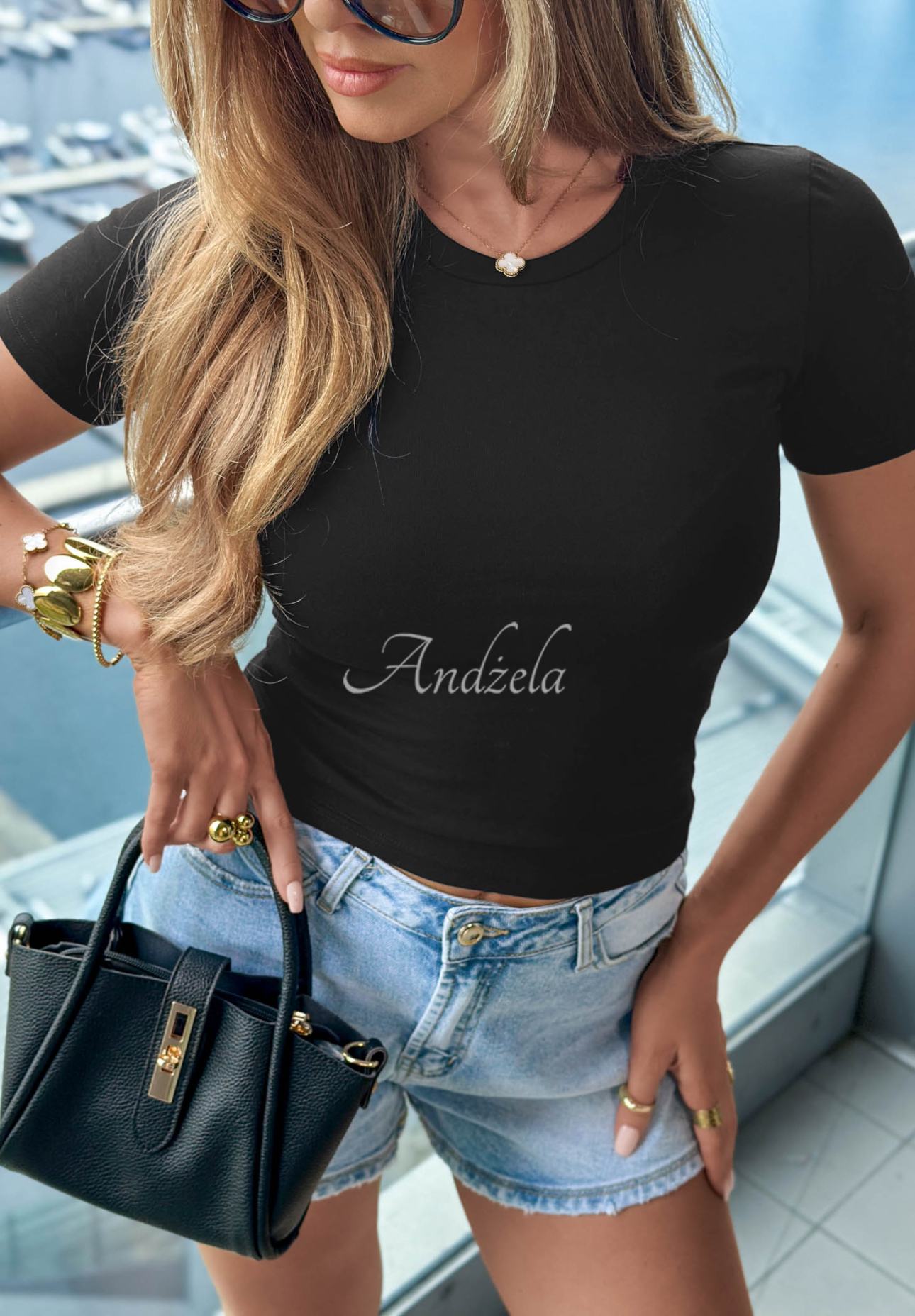 T-Shirt Let It Go Schwarz