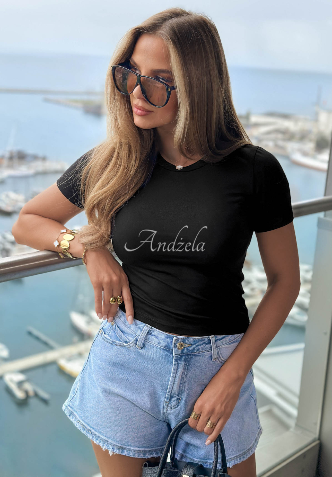 T-Shirt Let It Go Schwarz