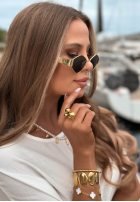 Ring z kulkami Golden Mood Gold