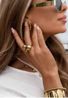 Ring z kulkami Golden Mood Gold
