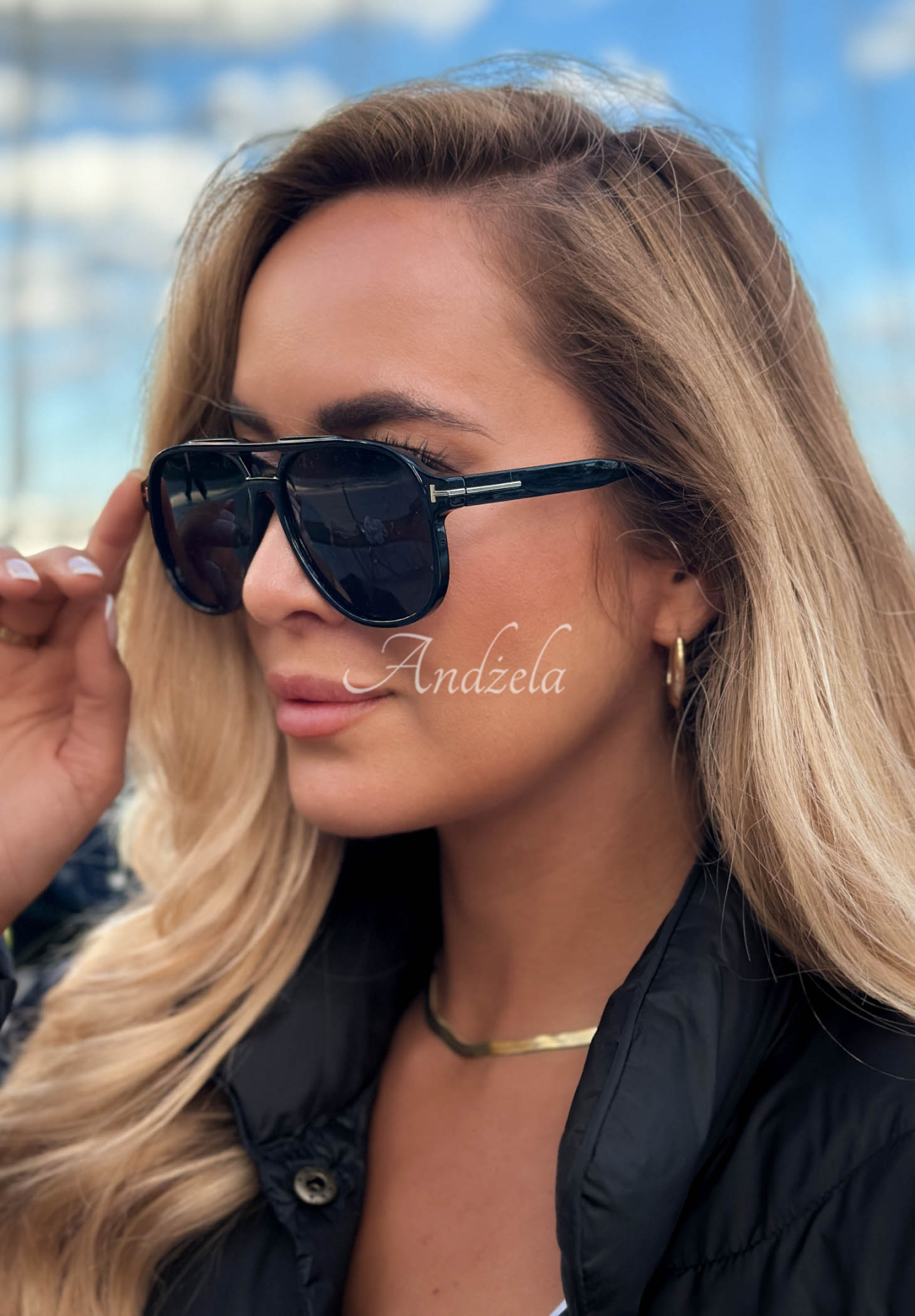 Sonnenbrille Easy Vision Schwarz