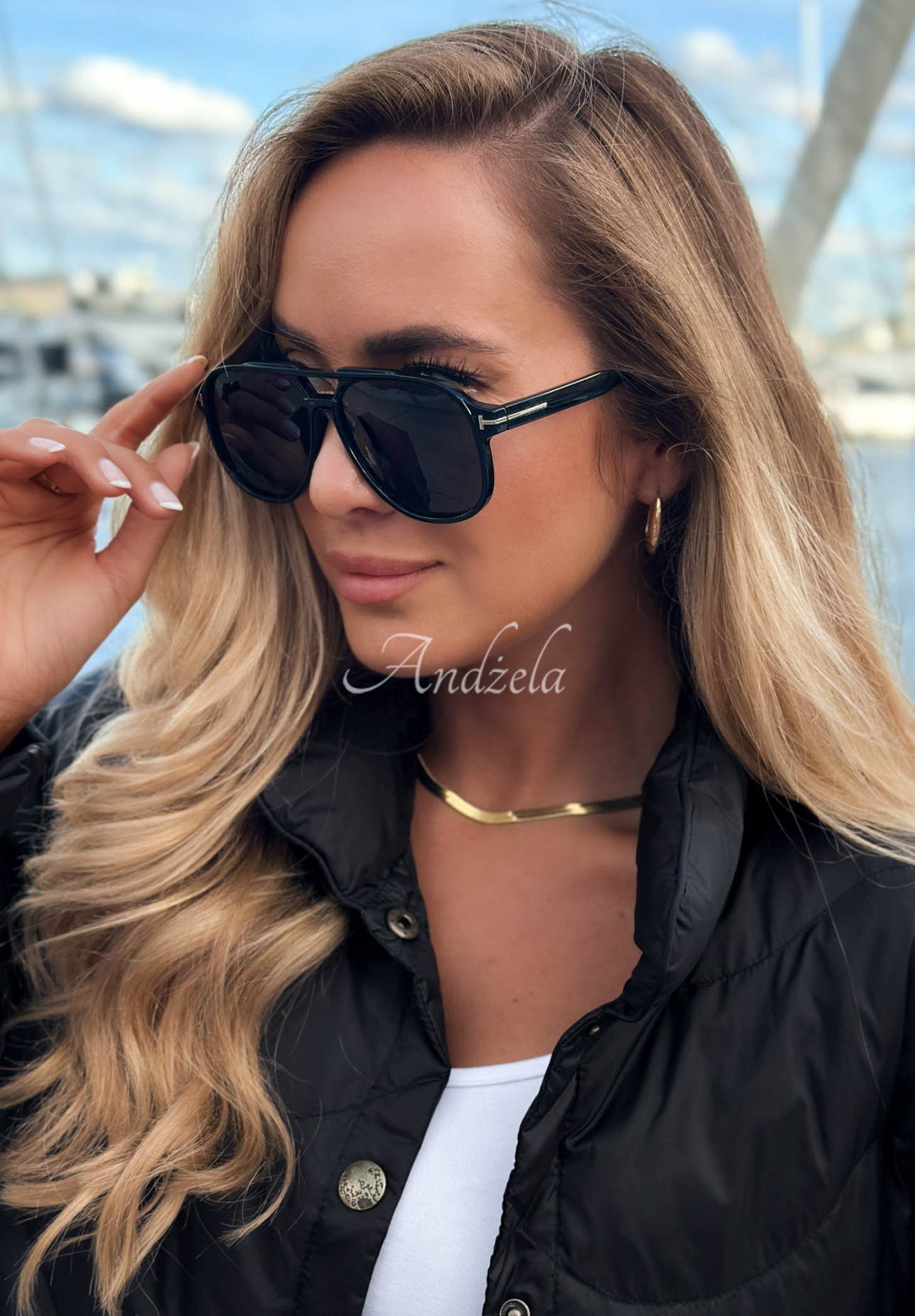 Sonnenbrille Easy Vision Schwarz