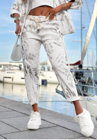 Gemustert Hose The Wild Glow Beige
