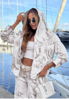 Wzorzysta Jacke The Wild Glow Beige