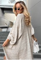 Długi Cardigan Meet Me There Himmelblau