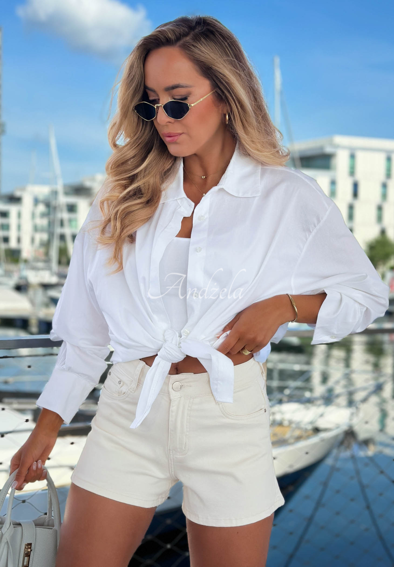 Jeansshorts Summer Core Ecru