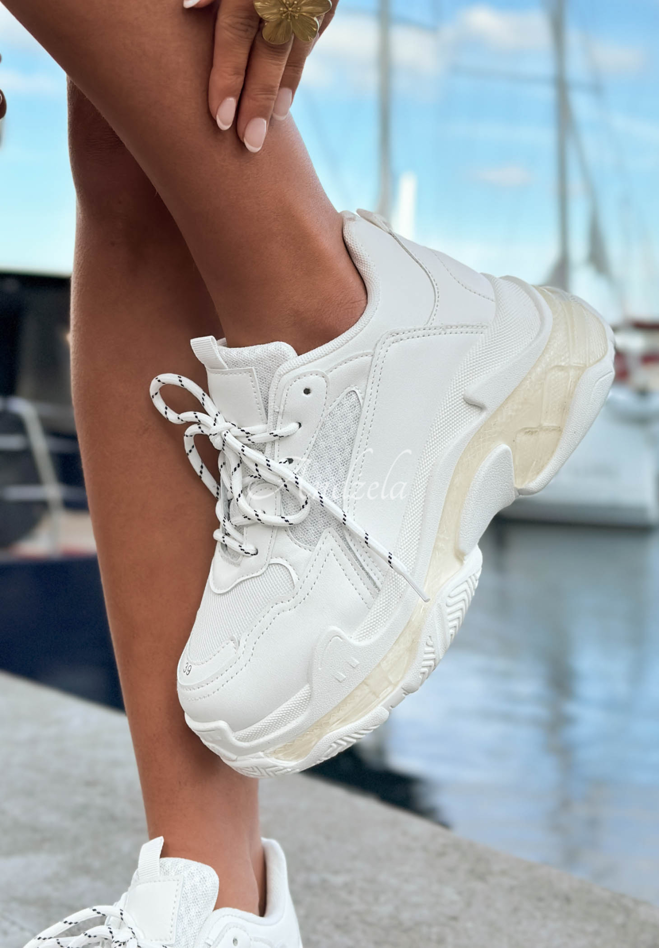 Sneaker Summer Run Ecru