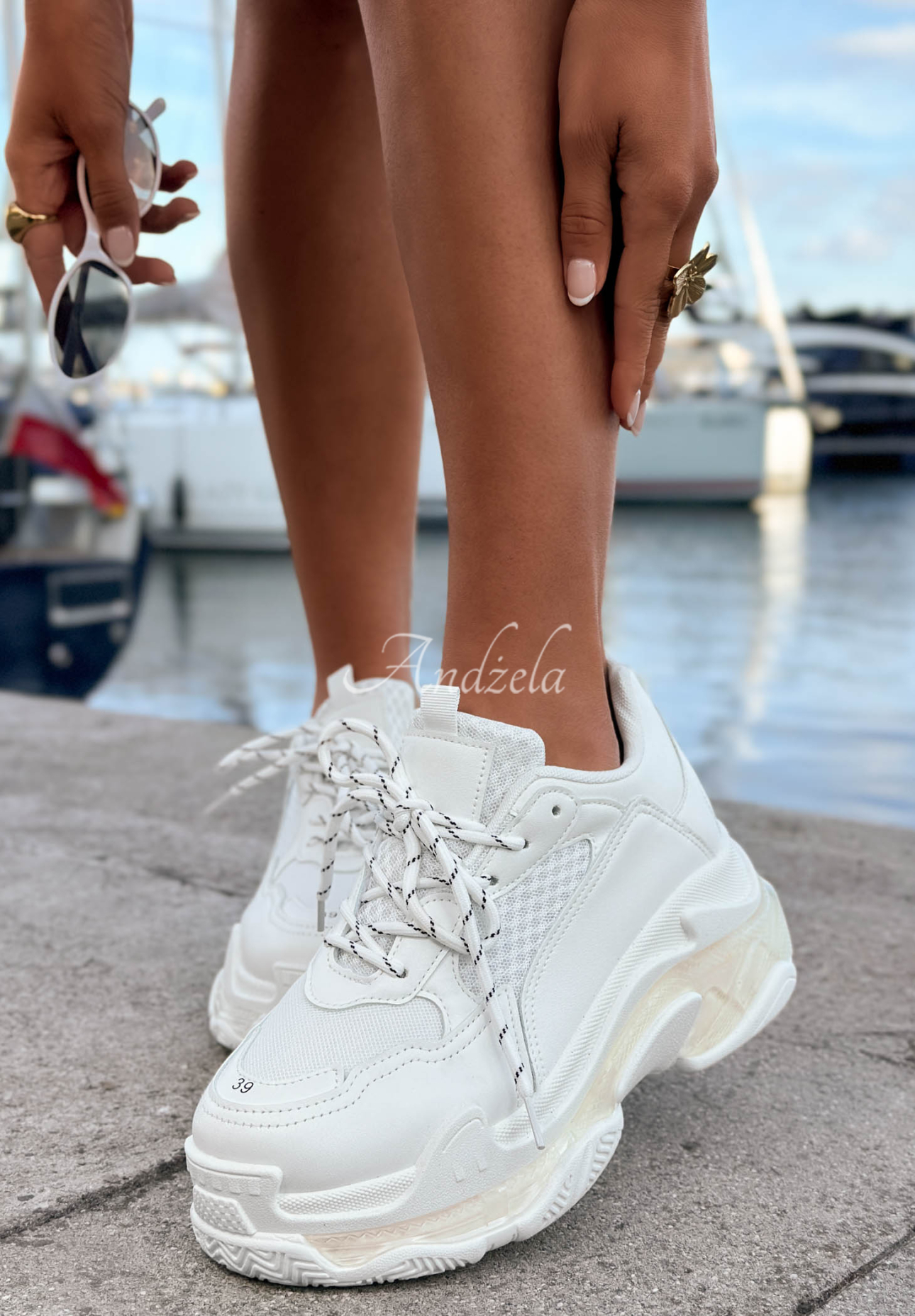 Sneaker Summer Run Ecru