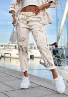 Gemustert Hose The Wild Glow Beige