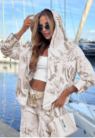 Wzorzysta Jacke The Wild Glow Beige