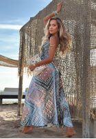 Wzorzysta Kleid maxi na ramiączkach Sun Rituals Blau
