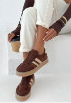 Sportschuhe FIrst Steps Beige-Schokoladenbraun