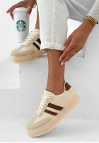 Sportschuhe FIrst Steps Beige-Schokoladenbraun