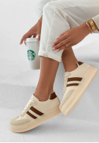Sportschuhe FIrst Steps Beige-Schokoladenbraun