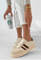 Sportschuhe FIrst Steps Beige-Schokoladenbraun