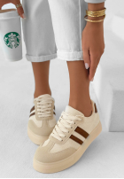 Sportschuhe FIrst Steps Beige-Schokoladenbraun