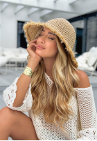 Pleciony Hut Golden Haze Beige