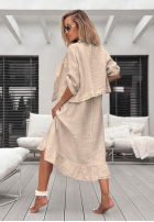 Lniany Set Hemd i Rock See You Soon Beige