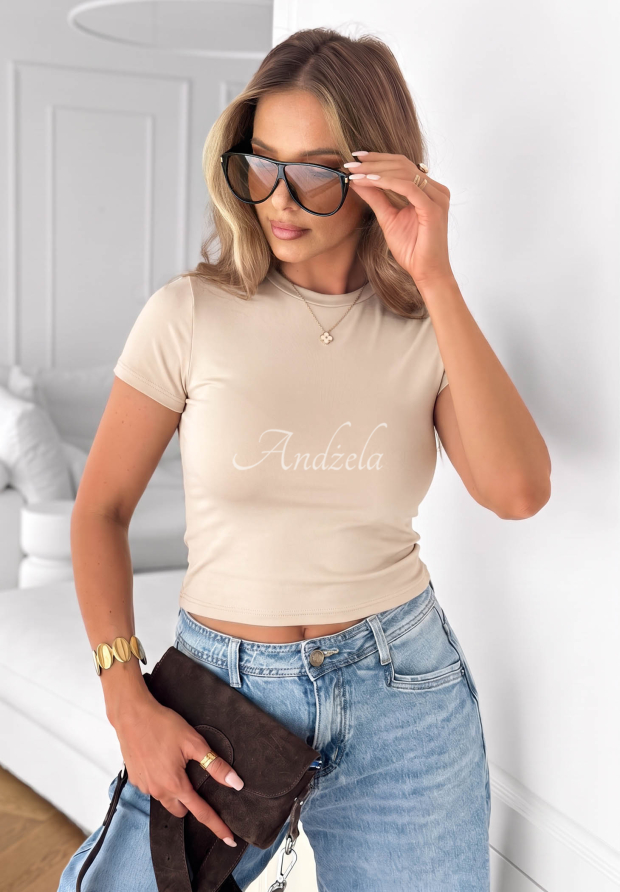 Baumwoll T-Shirt Be Ready Beige