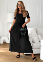 Kleid midi Aliyah Rosa