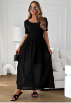 Kleid midi Aliyah Rosa