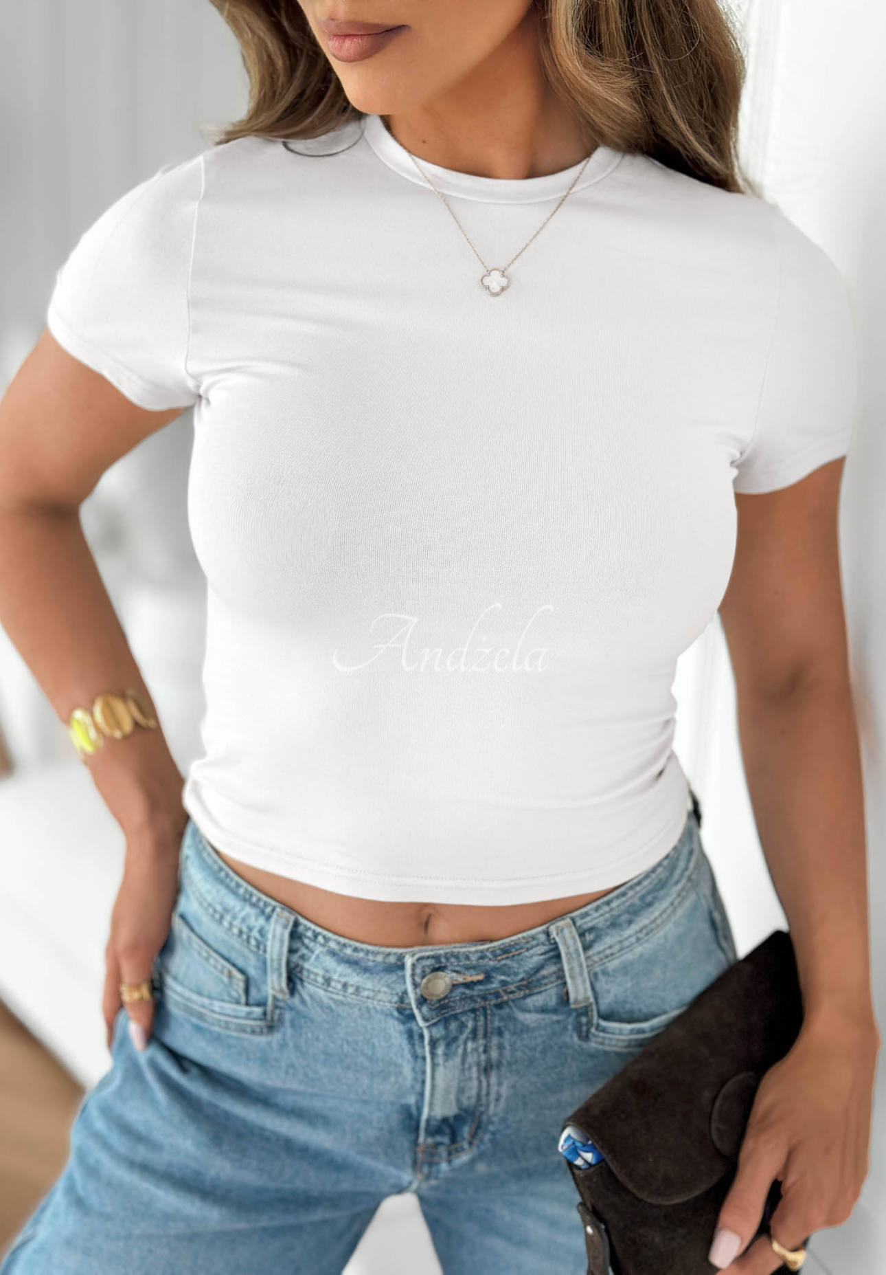 Baumwoll T-Shirt Be Ready Weiß
