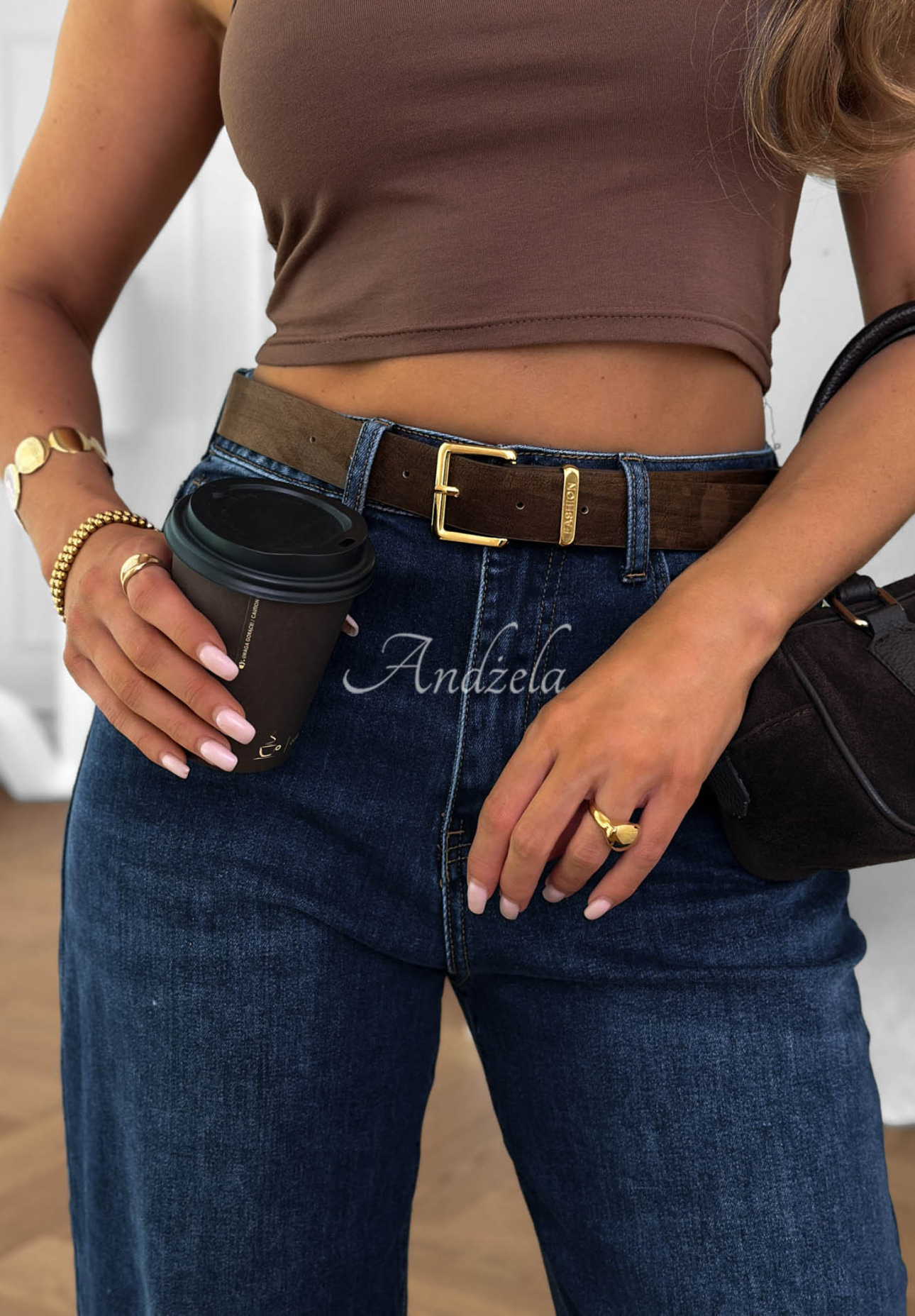 Ballonjeans mit Gürtel Denim Dream Dunkelblau