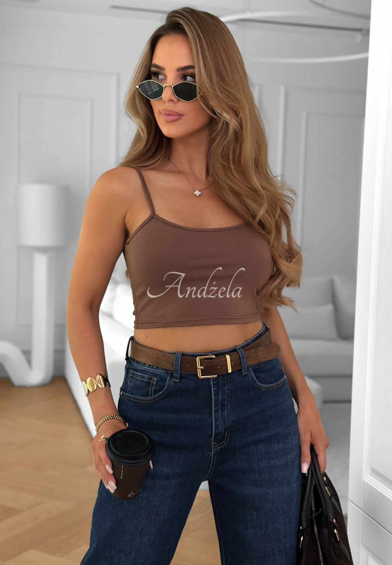 Ballonjeans mit Gürtel Denim Dream Dunkelblau