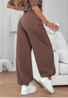 Material Hose Summer Wind Schokoladenbraun