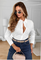 Klassisch elegancka Hemd z kołnierzem Pearl Cove Weiß