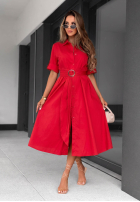 Koszulowa Kleid z paskiem Wind Sails Dunkelblau