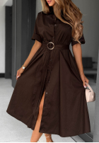 Koszulowa Kleid z paskiem Wind Sails Dunkelblau